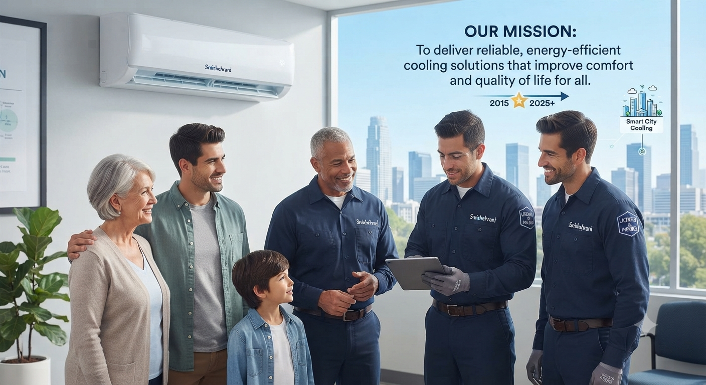 Smishehrani mission — reliable, energy-efficient cooling for families and communities since 2015